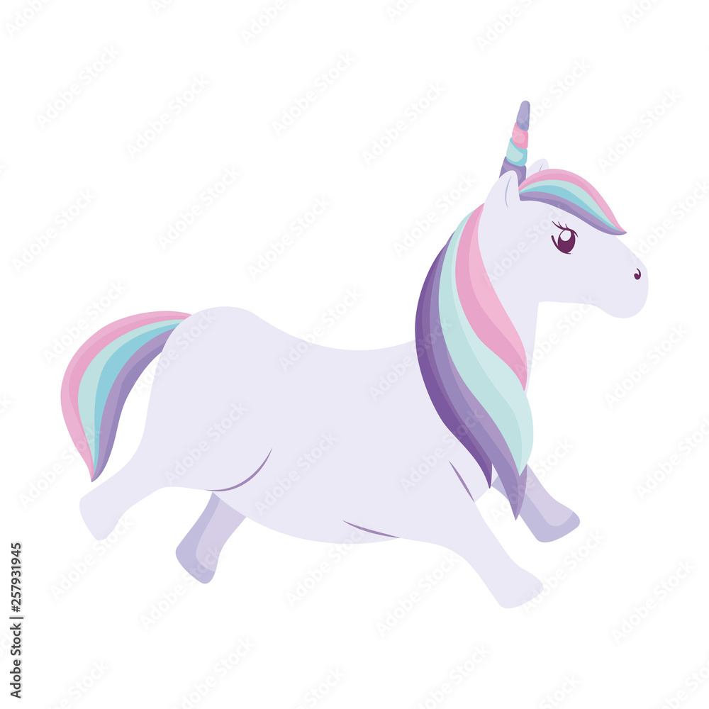 cute unicorn animal isolated icon cute unicorn animal isolated icon