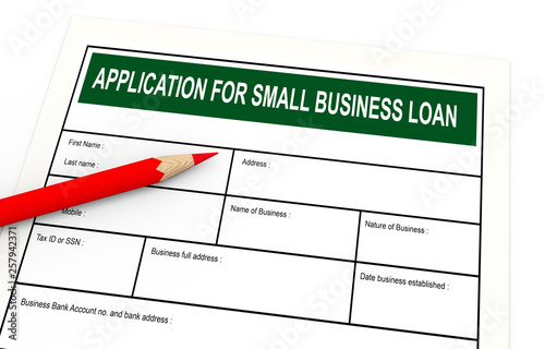 3d business loan application