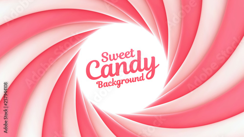 Sweet candy background with place for your content photo