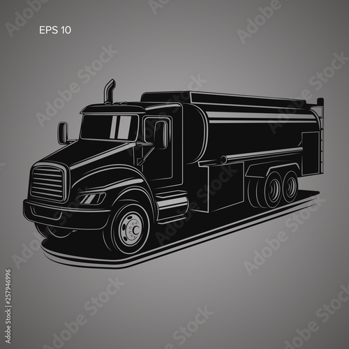 Tank truck vector illustration