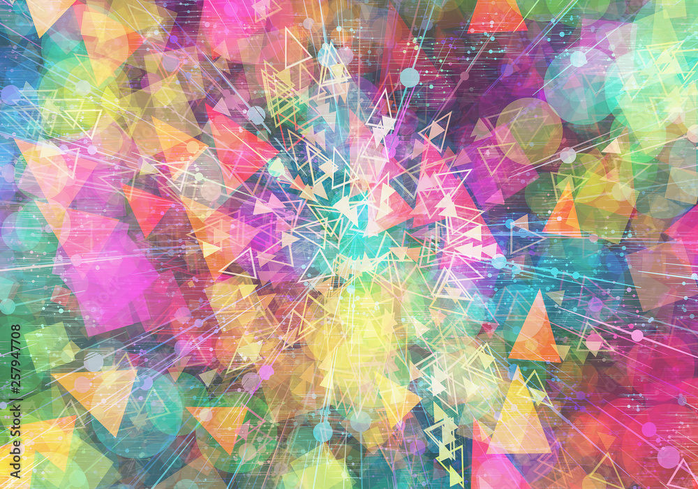 abstract colorful science background