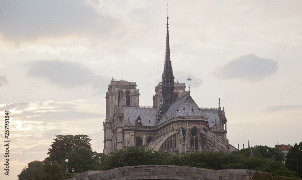 Notre Dame de Paris Cathedral.Paris. France Notre Dame de Paris Cathedral.Paris. France