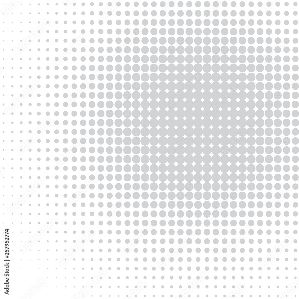Grey circles on the white background Grey circles on the white background