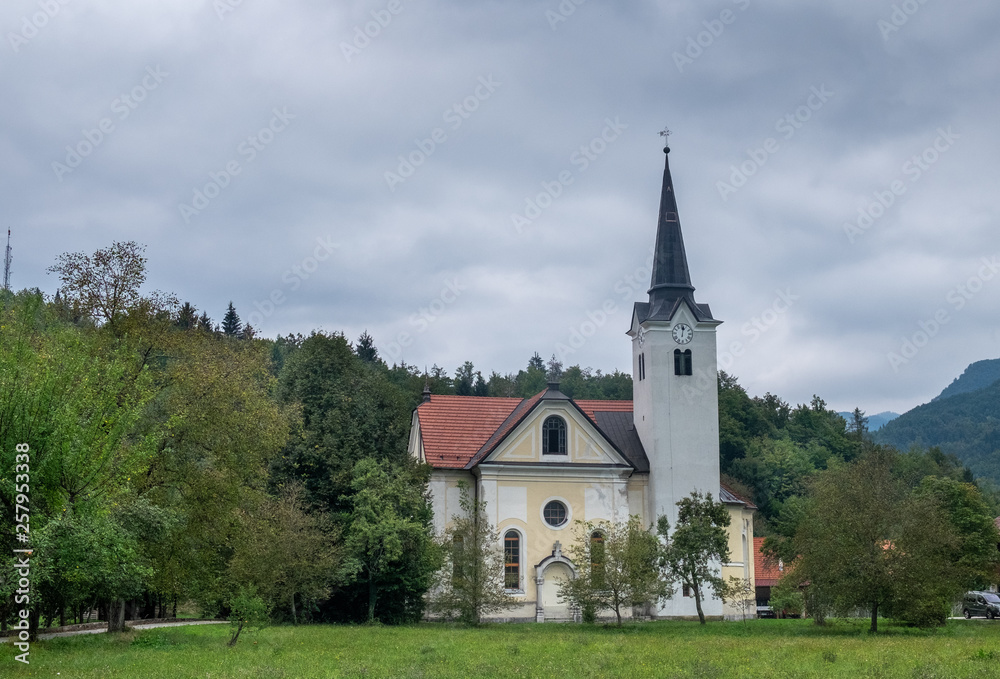 Church of St. Peter and Paul. Osilnica. Slovenia.