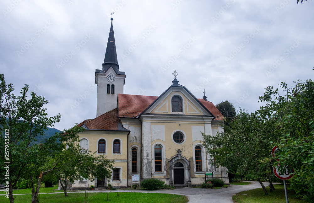Church of St. Peter and Paul. Osilnica. Slovenia.