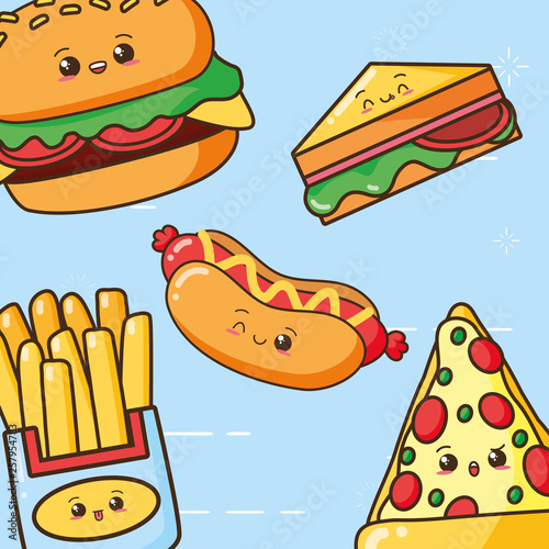 kawaii fast food