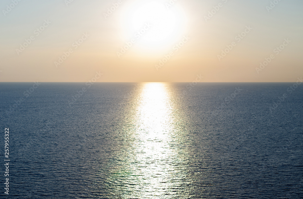 Fototapeta premium sunset at the sea