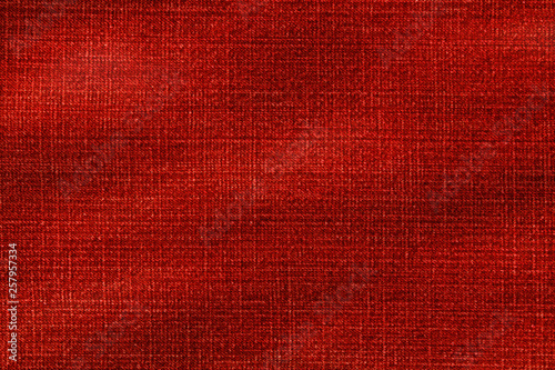 Red rough fabric background