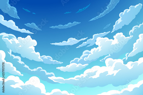 Sky clouds background photo