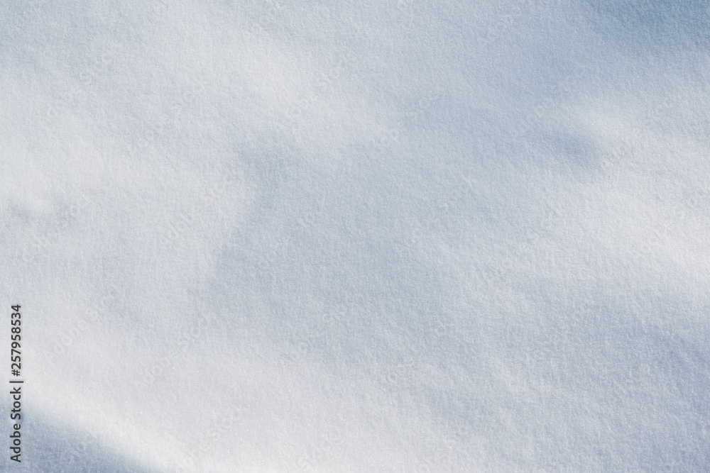 Angle view of snow texture