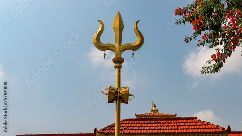 Giant trident of Lord Shiva