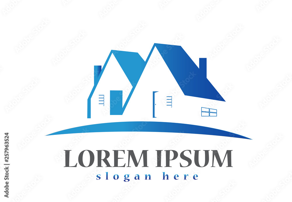 Fototapeta premium Logo domy wektor nieruchomości