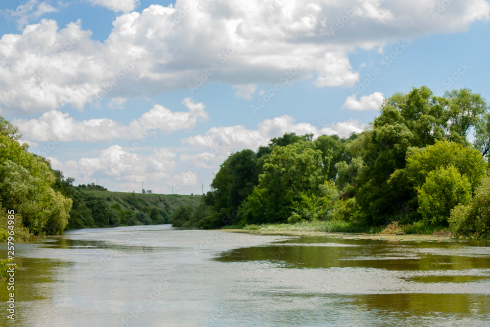 The banks of the river are steep and rocky with a charming nature and an abundance of picturesque places. The most beautiful parts of the landscapes fall on the valley of the river. The Zusha River fl