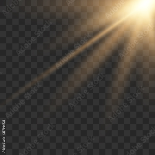 Sunlight lens flare