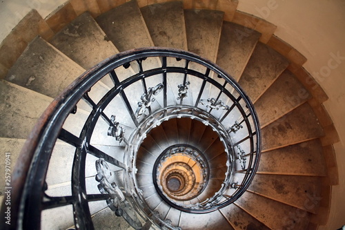 Obraz na plátně Spiral stairs