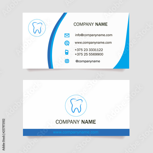 business card template