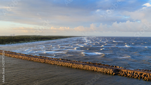 Hafeneinfahrt Klaipeda - Smiltyne photo