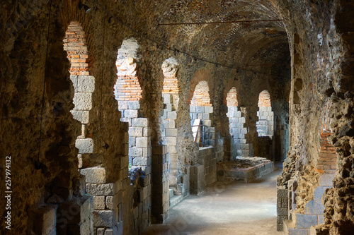 Ruins of Roman theatre in Catania photo