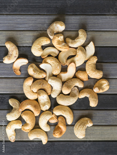 Healthy food for background image close up cashew nuts texture