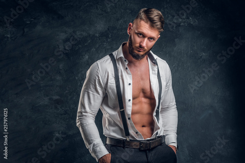 A stylish young man with a ...