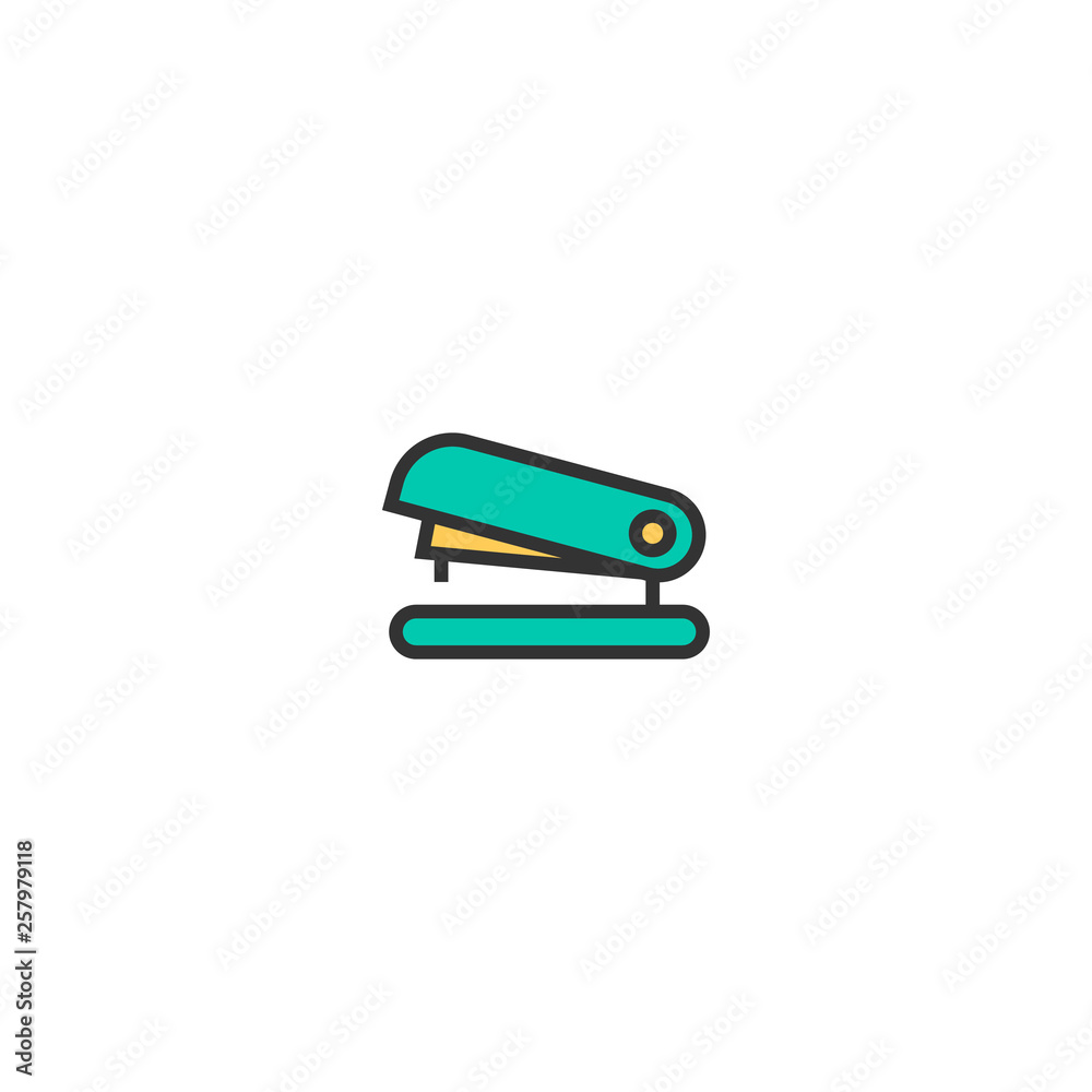 Stapler icon design. Stationery icon vector design Stapler icon design. Stationery icon vector design