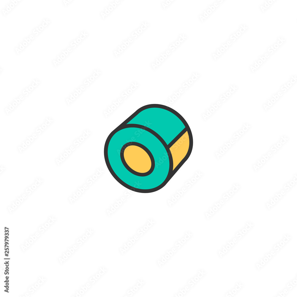 Tape icon design. Stationery icon vector design Tape icon design. Stationery icon vector design