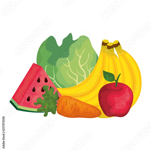 fresh fruits and vegetables