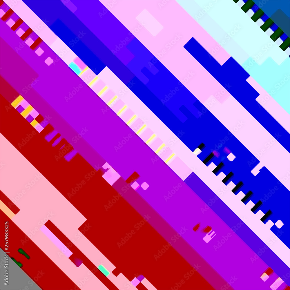 Abstract Glitched Background