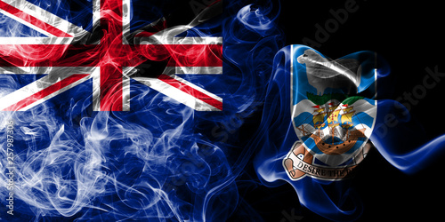 Falkland Islands smoke flag, British Overseas Territories, Britain dependent territory flag