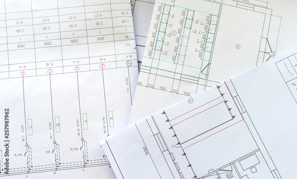 Different circuits of electrical equipment Different circuits of electrical equipment