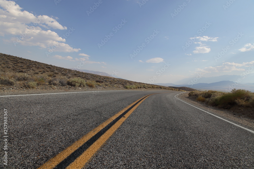 Fototapeta premium Winding Road in Desert