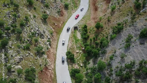 Bayburt / Turkey - May 20 2018: D915 highway, the most dangerous road in the world