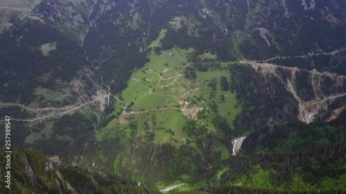 Bayburt / Turkey - D915 highway, the most dangerous road in the world
