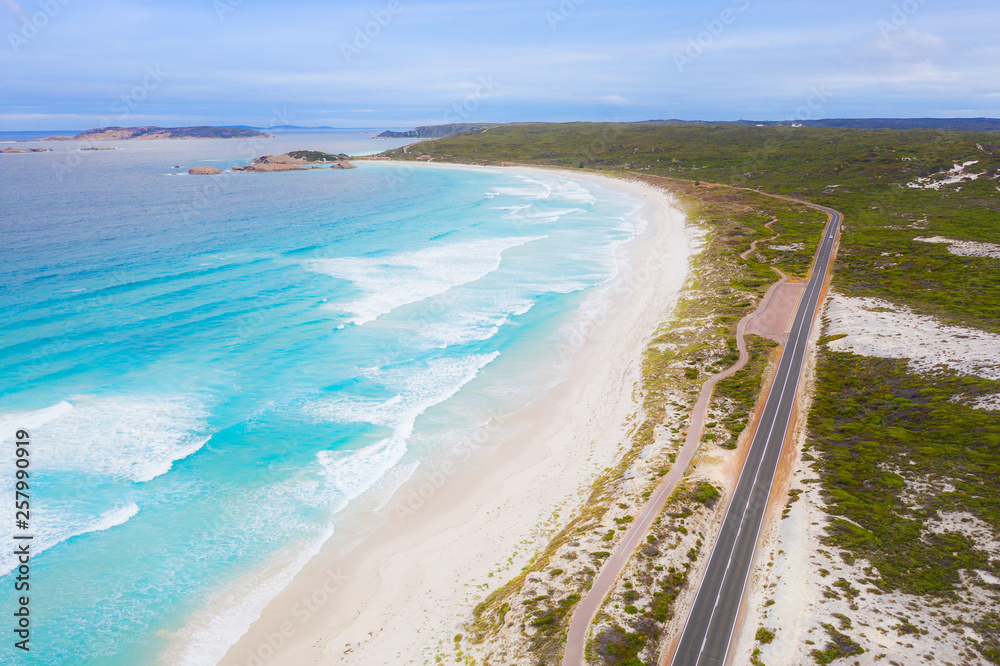 Aerial View of Great Ocean Road in Victoria, Australia