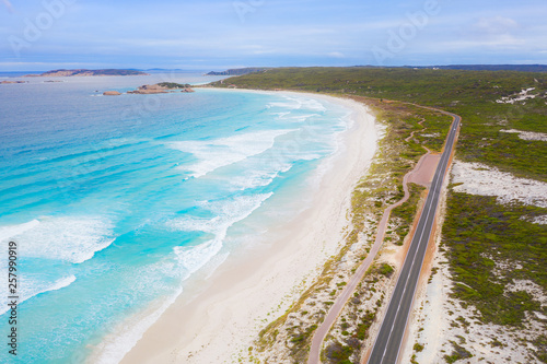 Aerial View of Great Ocean Road in Victoria  Australia