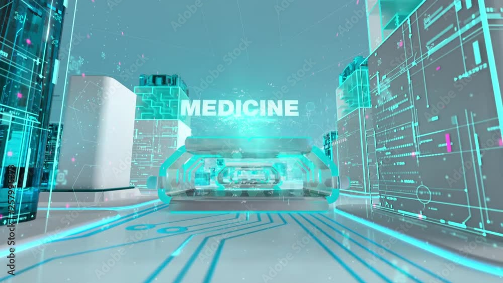 Doctor with medical digital technology concept