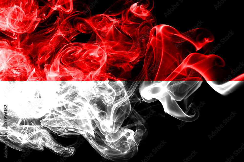 Indonesia smoke flag Indonesia smoke flag