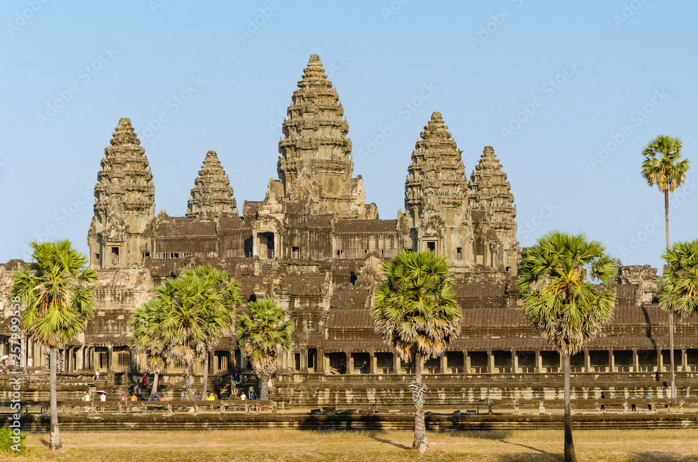 Angkor Wat is The One of World's Heritage at Siem Reap Province, Cambodia.