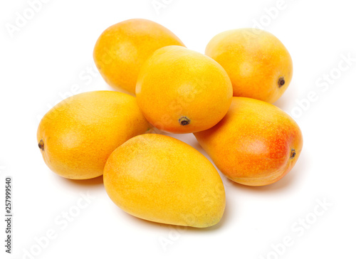 Mango on white background