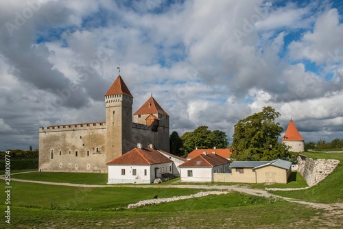 Late Gothic bishop's castle, Kuressaare, Saaremaa, Estonia, Europe photo