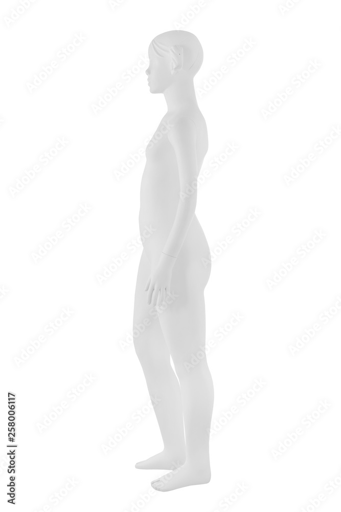 Gloss color mannequin woman isolated Gloss color mannequin woman isolated