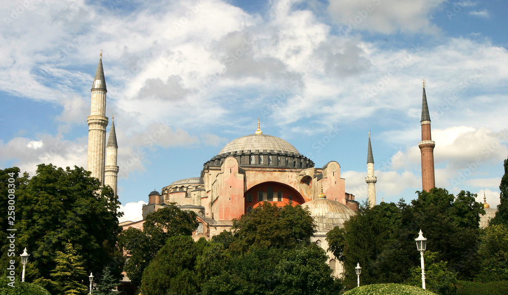 Hagia Sofia (Ayasofya) in Istanbul, Turkey.