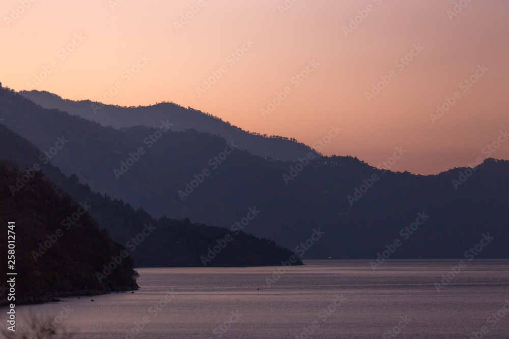 Sunrise at Lake Atitlan