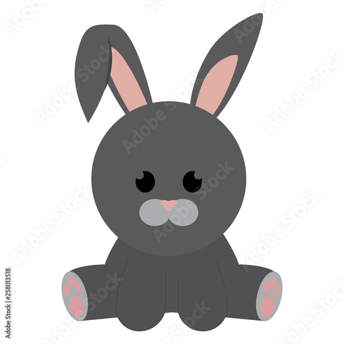 Abstract cute rabbit