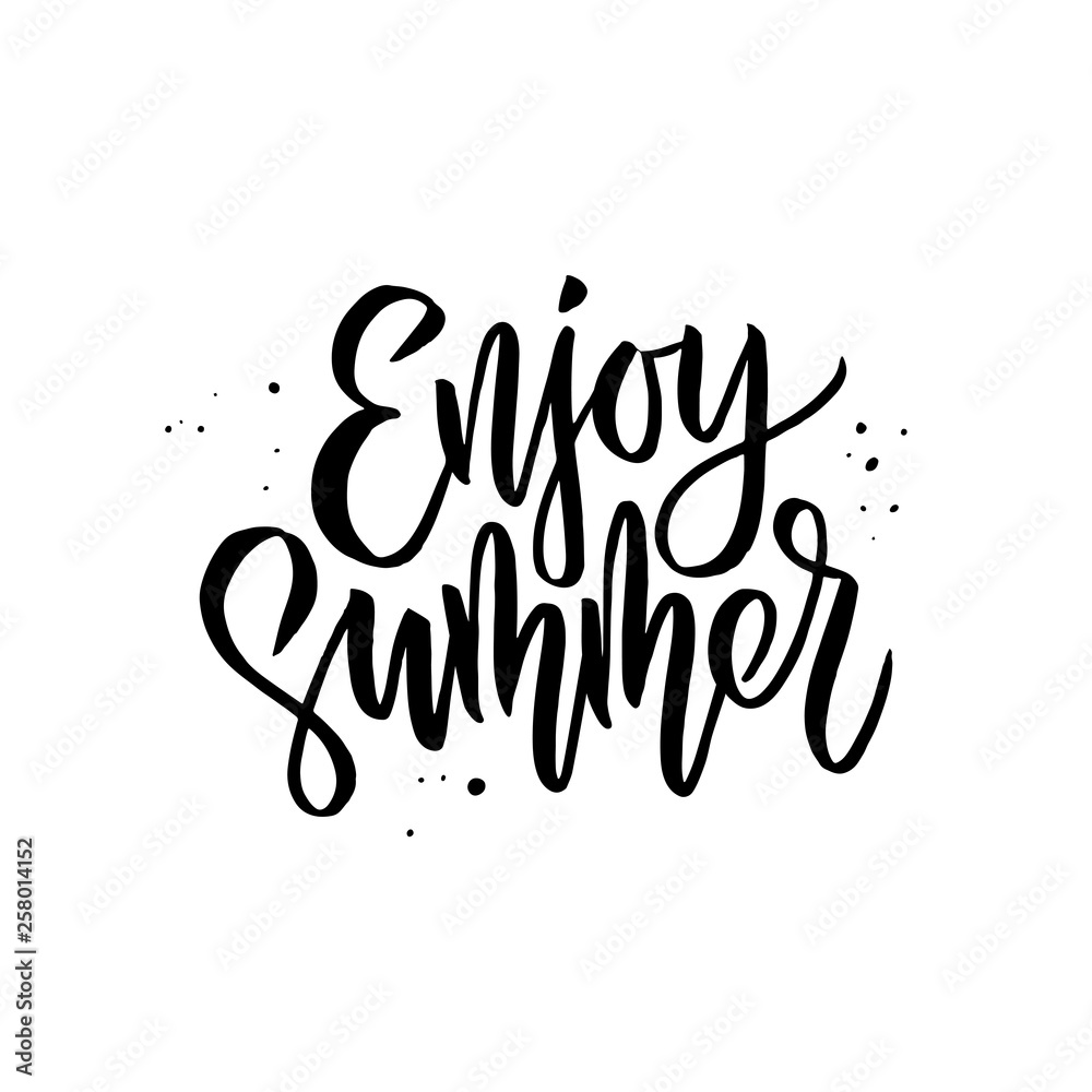 Summer lettering Summer lettering