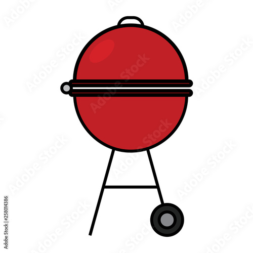 Cartoon barbecue object