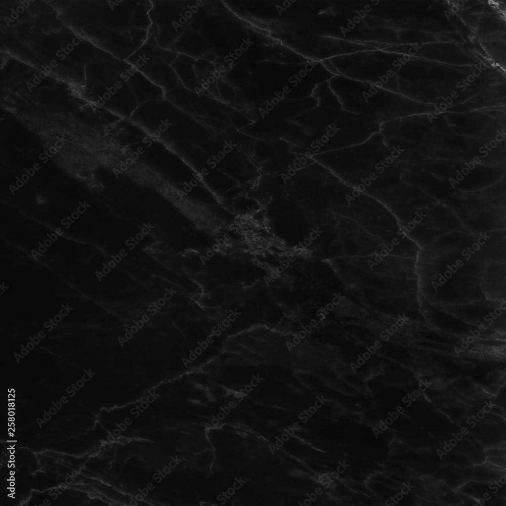 Fototapeta premium Black marble natural pattern for background, abstract natural marble black and white