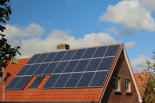 Solar Anlage Dach 