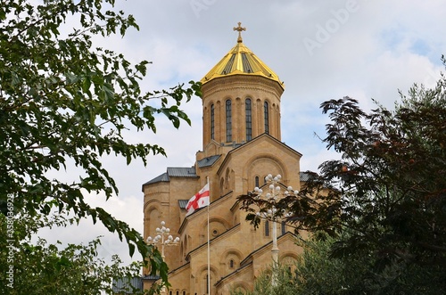 Cathedral of the Holy Trinity in Tbilisi, Georgia photo