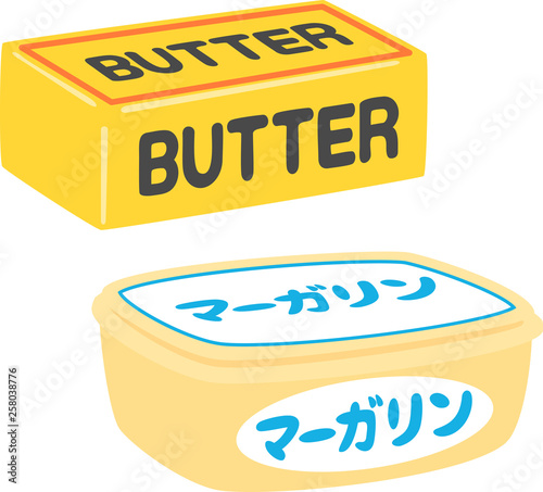バターとマーガリン
